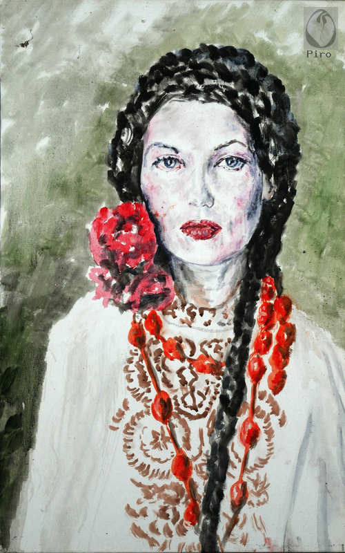 oil on canvas - olio su tela di Piro
